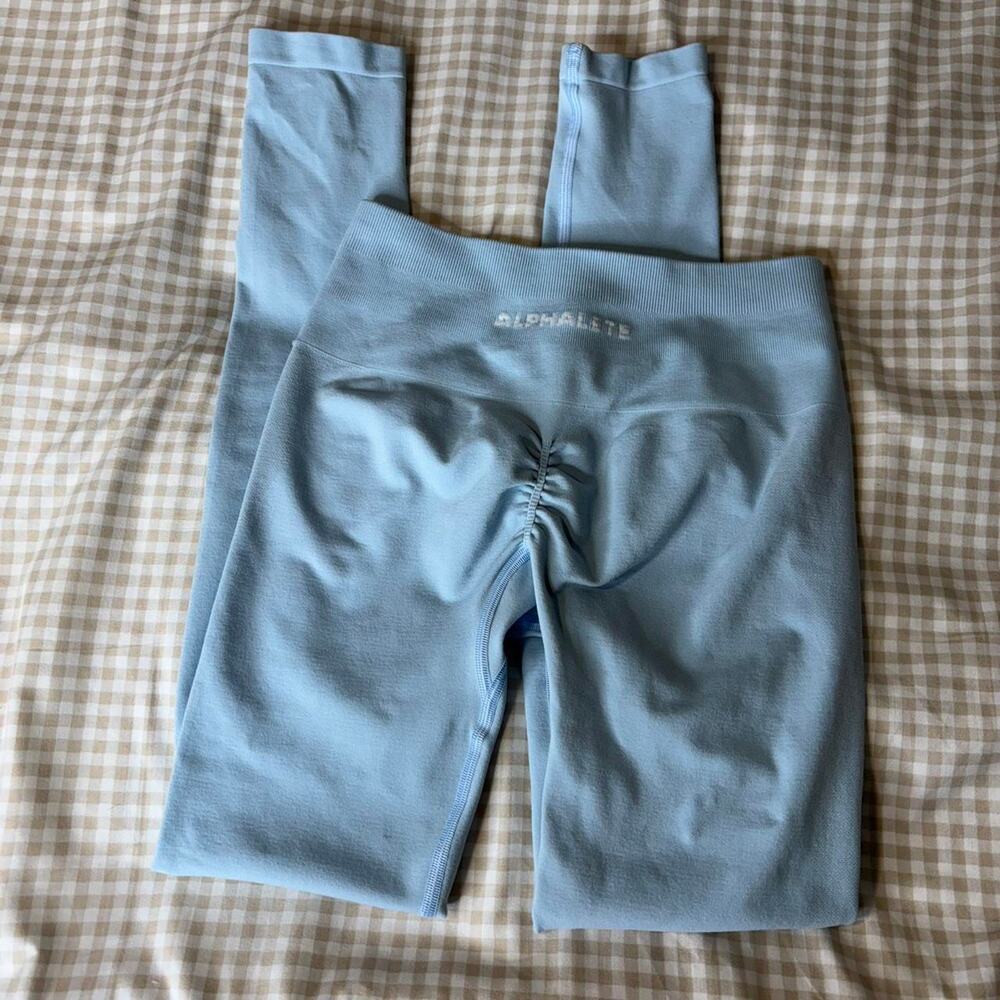 Alphalete Amplify Leggings in Arctic Blue
